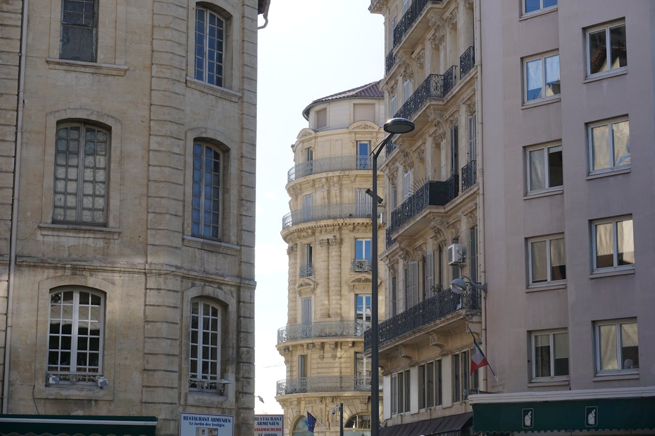 our-journey-02 Elegant Marseille buildings with classic European architecture.