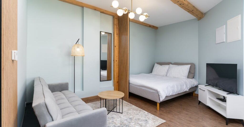 pexels-photo-29252624-29252624 Bright modern bedroom with minimalist decor and neutral tones for a cozy feel.
